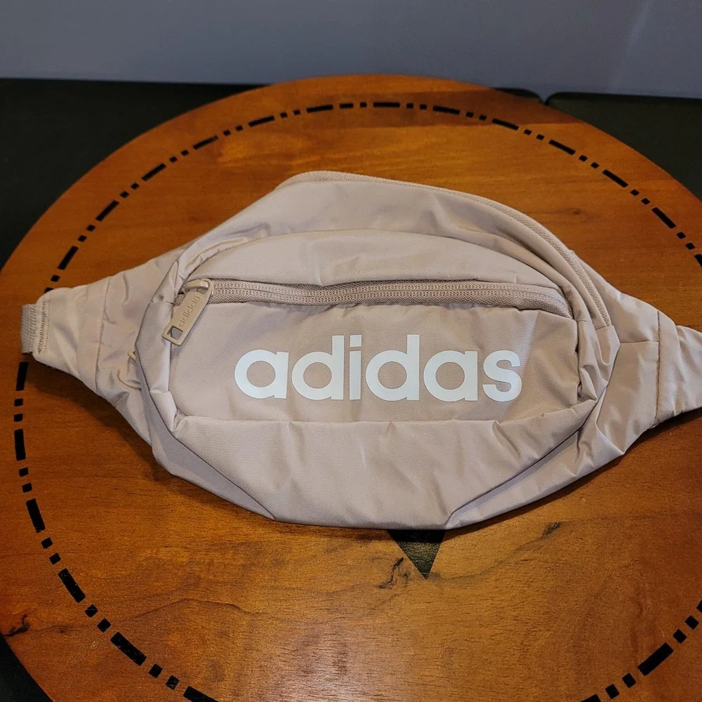 Adidas Core Waist Pack Beige Fanny Pack Crossbody Bag 90288 Recycled Polyester